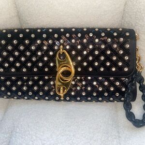 TOM FORD
crystal-embellished satin clutch bag silk satin array of crystal/sequin